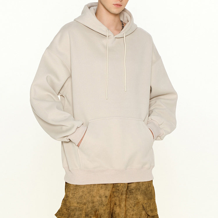 Espresso Minimalist Oversized Hoodie