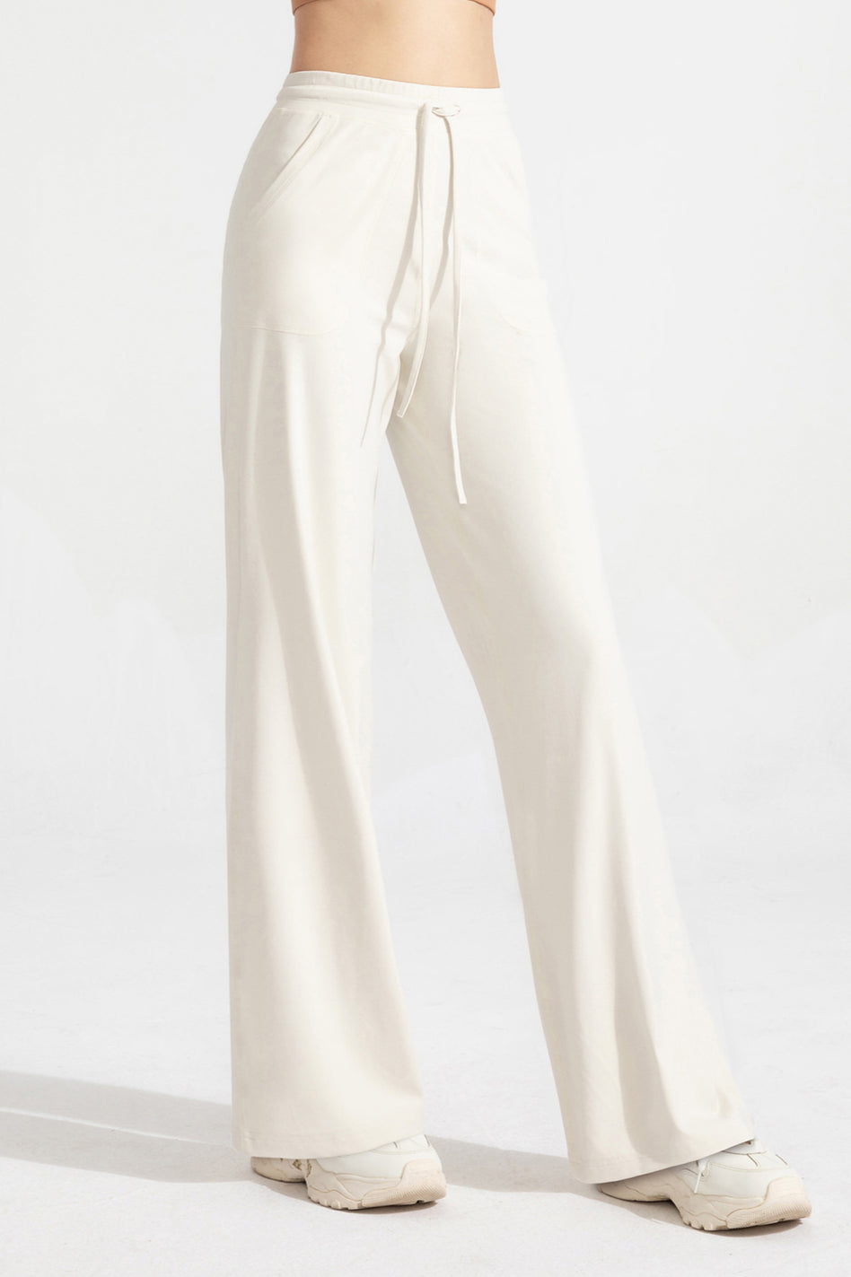 Women's Classic Drawstring Flare Pants