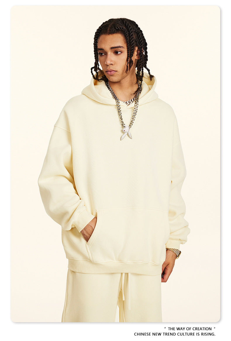 Oversize Hoodie Kapuzenpullover Sweatshirt Bequem Lang Modisch