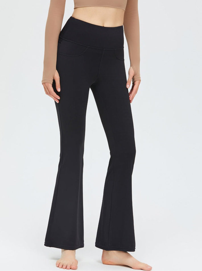 Bell-Bottom Hip-Lifting Slim-Flared Yoga Broek 