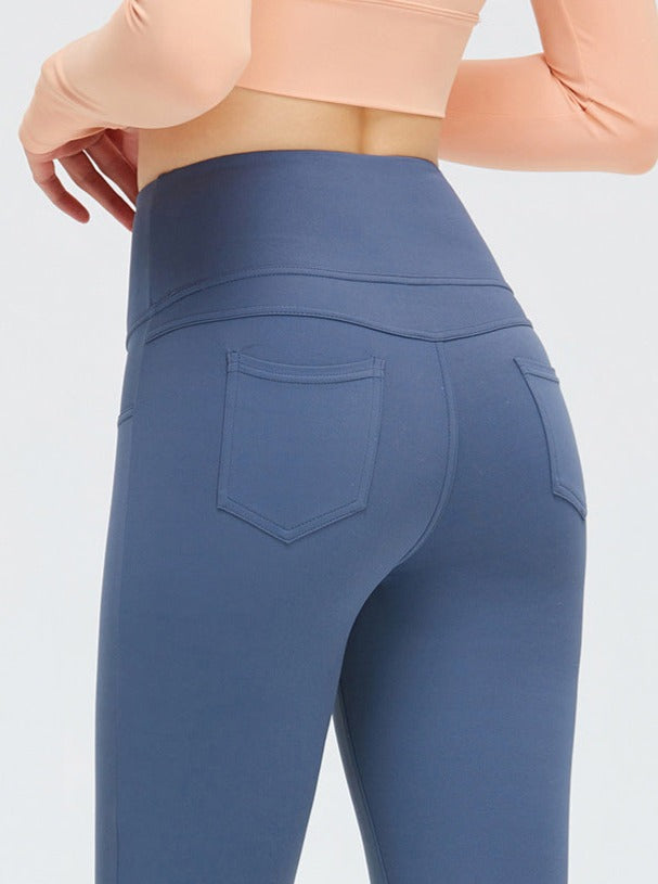 Bell-Bottom Hip-Lifting Slim-Flared Yoga Broek 