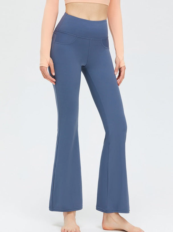 Bell-Bottom Hip-Lifting Slim-Flared Yoga Broek 