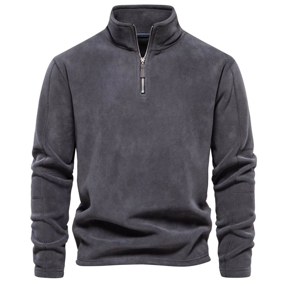 Heren Polar Fleece Half-Zip Sweatshirt