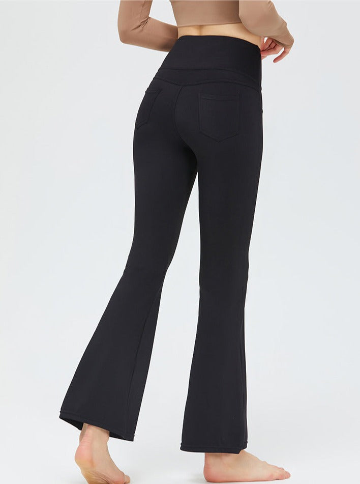 Bell-Bottom Hip-Lifting Slim-Flared Yoga Broek 