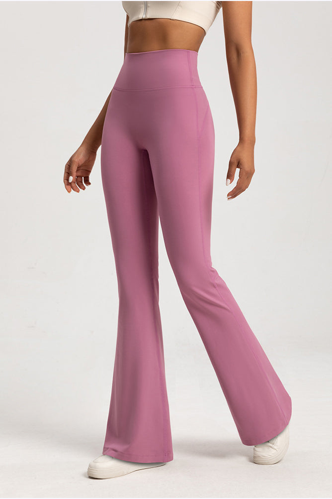 Sleek High-Waisted Flare Yoga Leggings