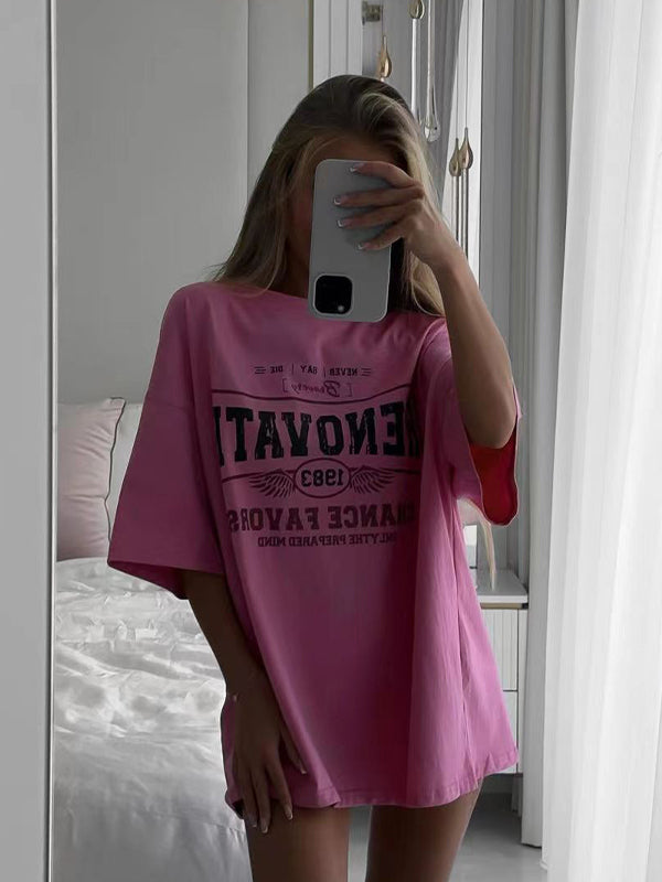 Roze Renovate Oversized T-shirt 