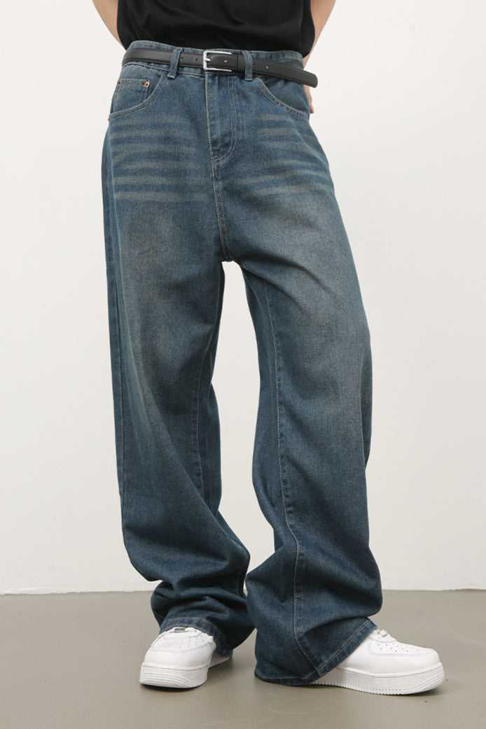 Men's Vintage Wide-Leg Jeans