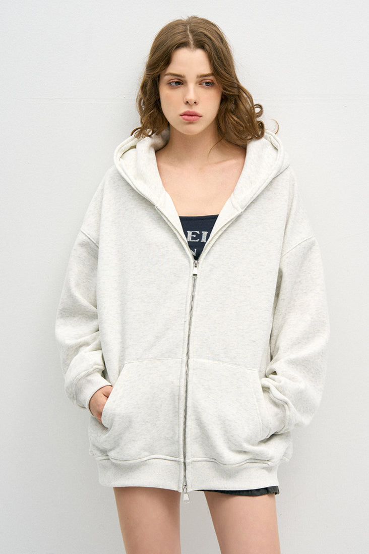 Vrouwen Zip-Up Hoodie Casual en Gezellige Buitenkleding