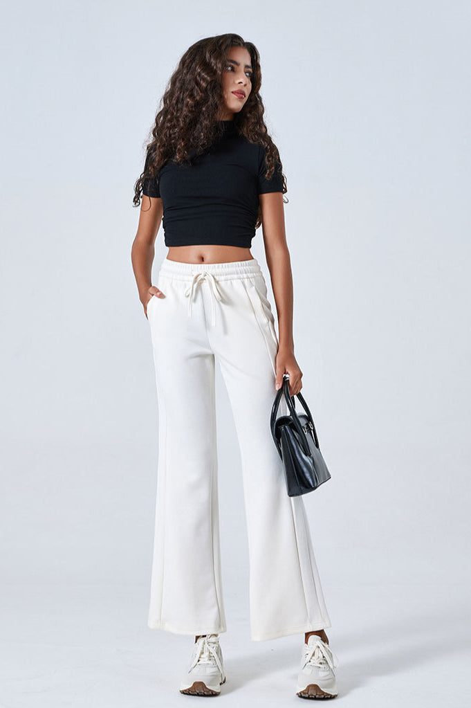 Stylish Elegant Wide-Leg Pants