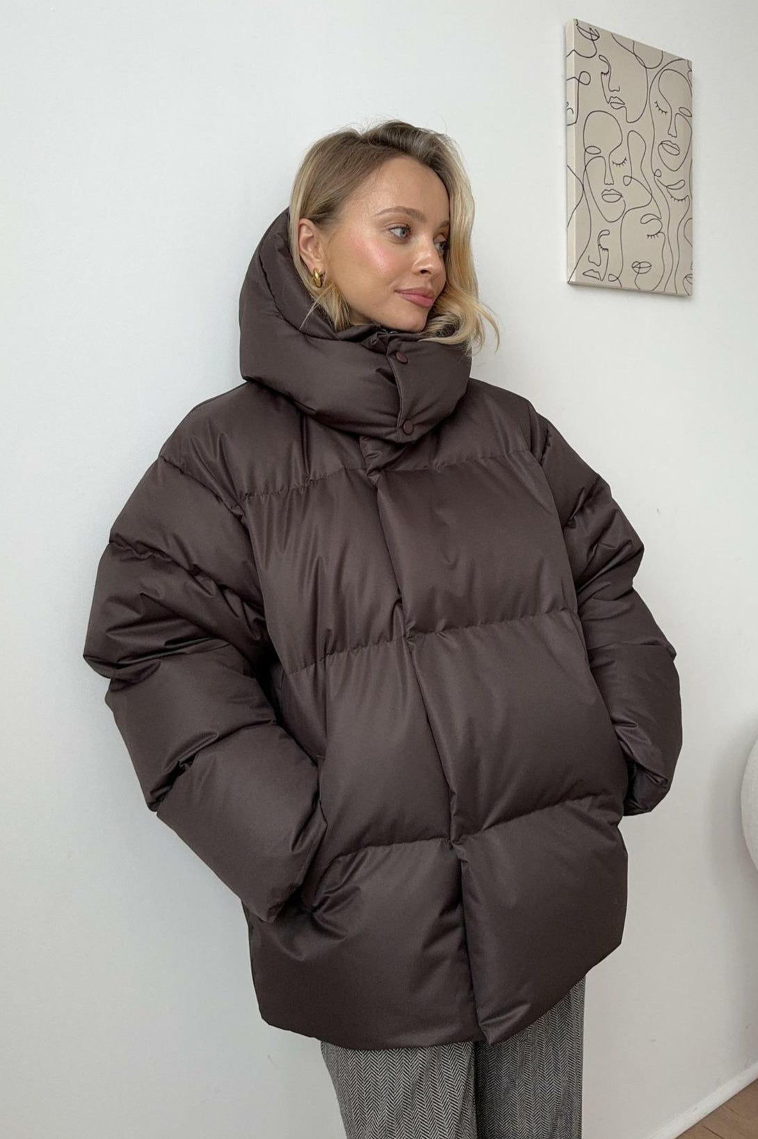 Women's Stylish Oversized Puffer Jacket