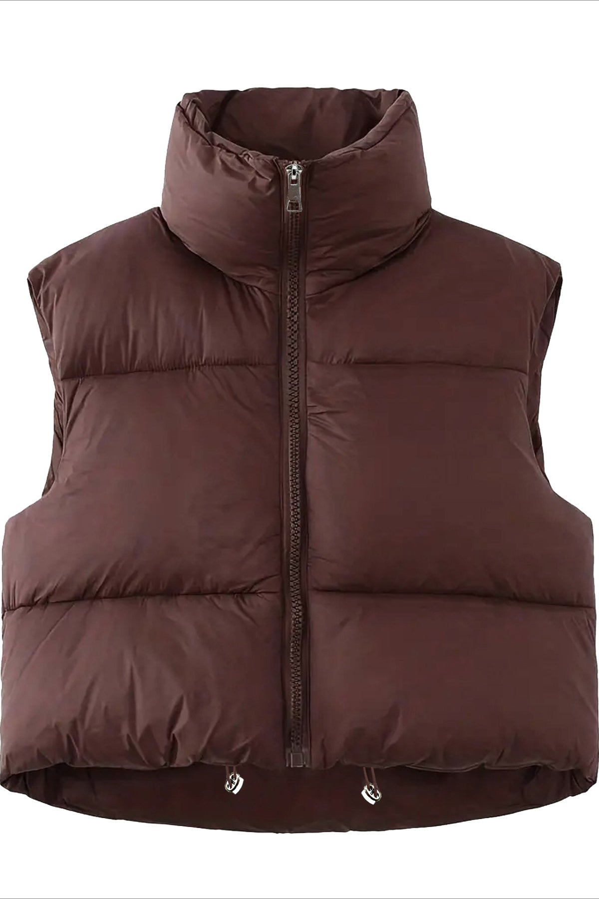 Casual strak gewatteerd vest