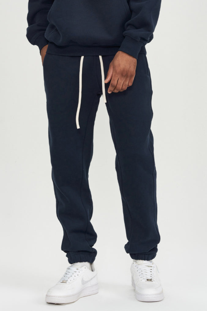 Adjustable Drawstring Essential Fleece Joggers